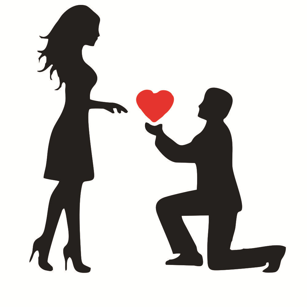 Love proposal car sticker pic 3