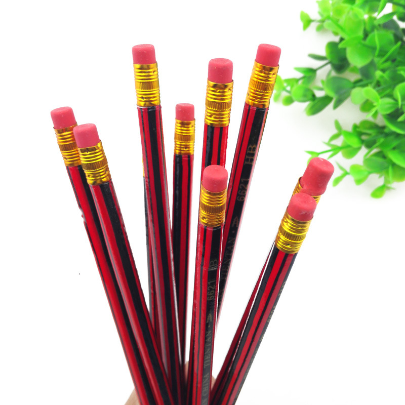 C1631 Ten red pencils, cultural student supplies, wholesale for 2 yuan at a 2-yuan store in Yiwu pic 5