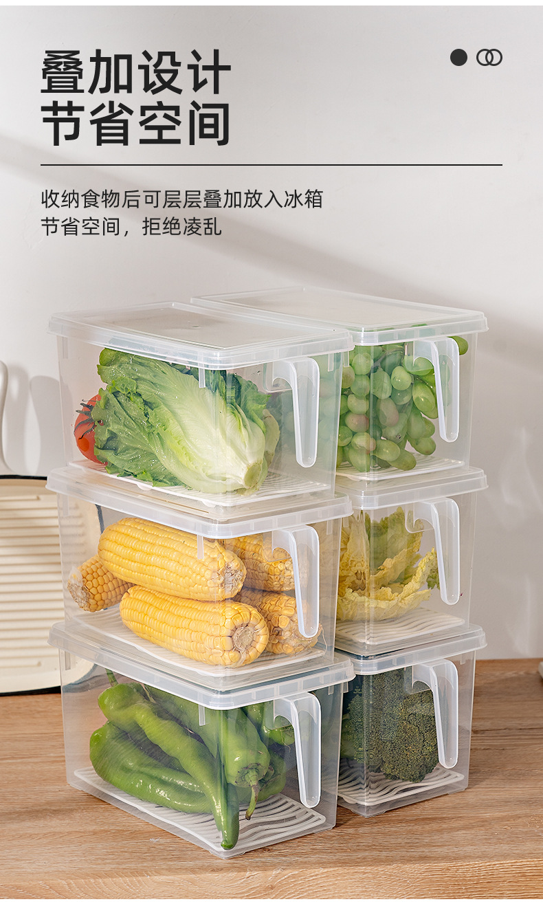 Большая коробка для хранения продуктов, коробка для сбора холодильников, коробка для хранения овощей, битума и битума pic 11