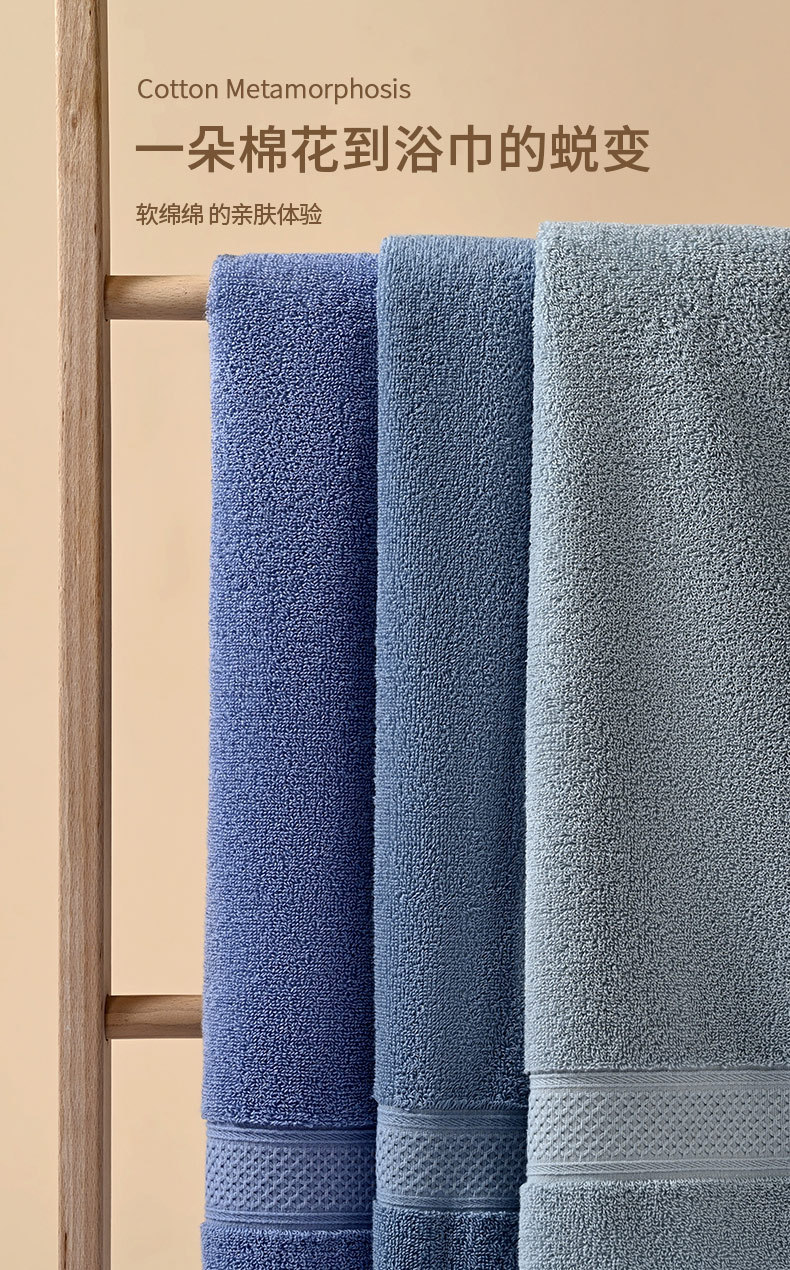 130g thickened towel, all-cotton wholesale factory, household absorbent household pure cotton, hotel 16 spiral wool, beauty salon made pic 9