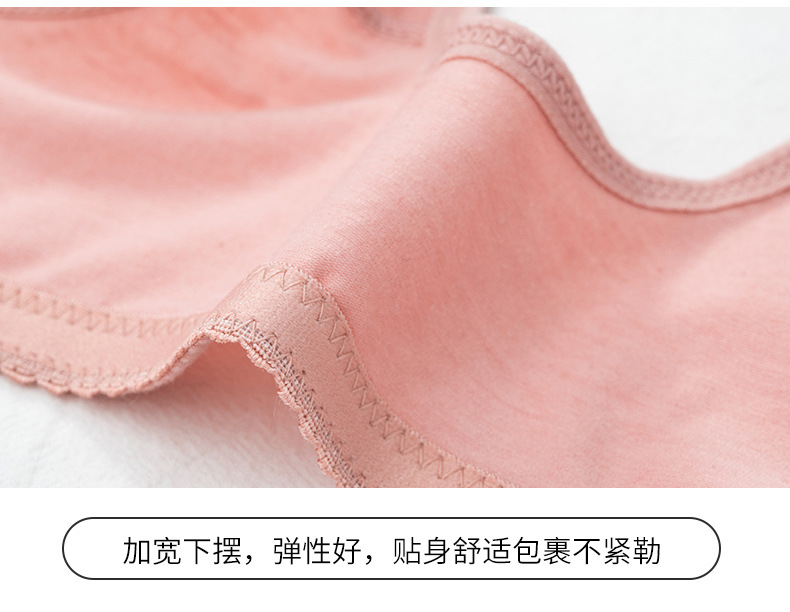 All-cotton bras for middle-aged and elderly people, large-sized sports bras for mothers, large-sized vest bras for women without underwire, thin styles for the elderly pic 18