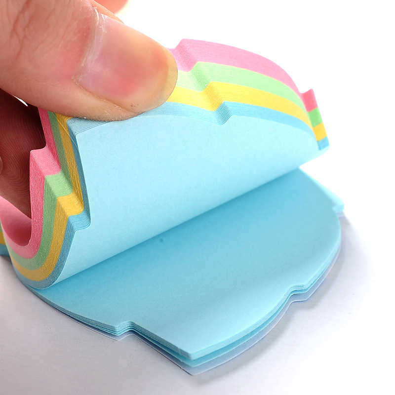 Cute cartoon, multi-shaped sticky notes, sticky notes, notepaper, multiple stickers, multi-color and irregular-shaped milk tea shop messages pic 17