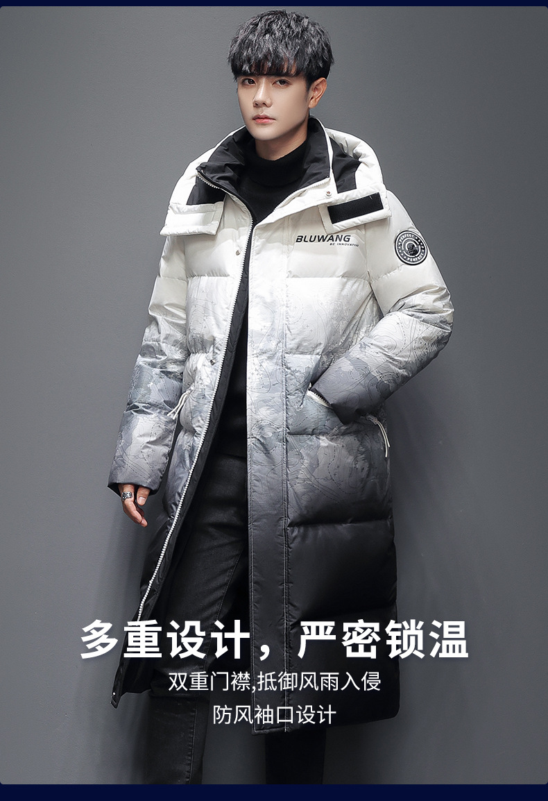 【已质检】羽绒服男款高端中长款情侣装大码休闲潮男女保暖男装外详情35