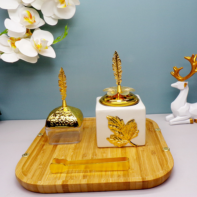 中东风格时尚工艺品套装香炉摆件香炉厂家直销新款陶瓷套装香炉详情2