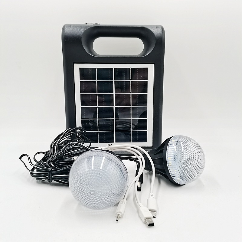 The manufacturer supplies small solar lighting systems solar system portable solar bulbs pic 3