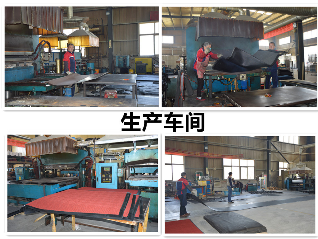 Customizable patterned rubber flocked floor MATS, indoor and outdoor entrance door MATS, heavy-duty rubber floor MATS pic 6