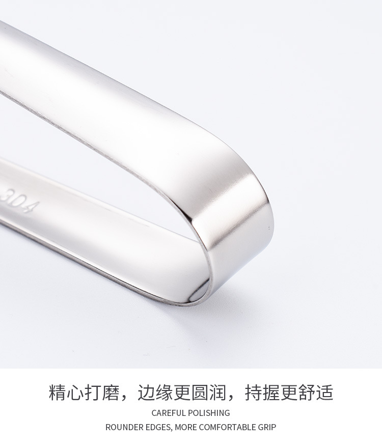 410不锈铁/304不锈钢方糖夹小冰夹 现货加厚没毛刺冰块冰桶夹子冰钳详情22