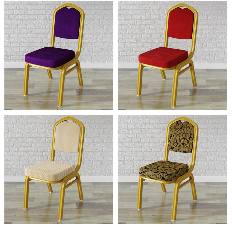 Wholesale hotel banquet chairs, crown conference VIP chairs, aluminum alloy hotel chairs, hotel dining table chairs, general chairs pic 18