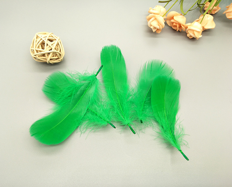 Macaron goose feathers float 6-8cm in the middle, gift box filled with dreamcatcher, diy cat toy, colorful feathers pic 32