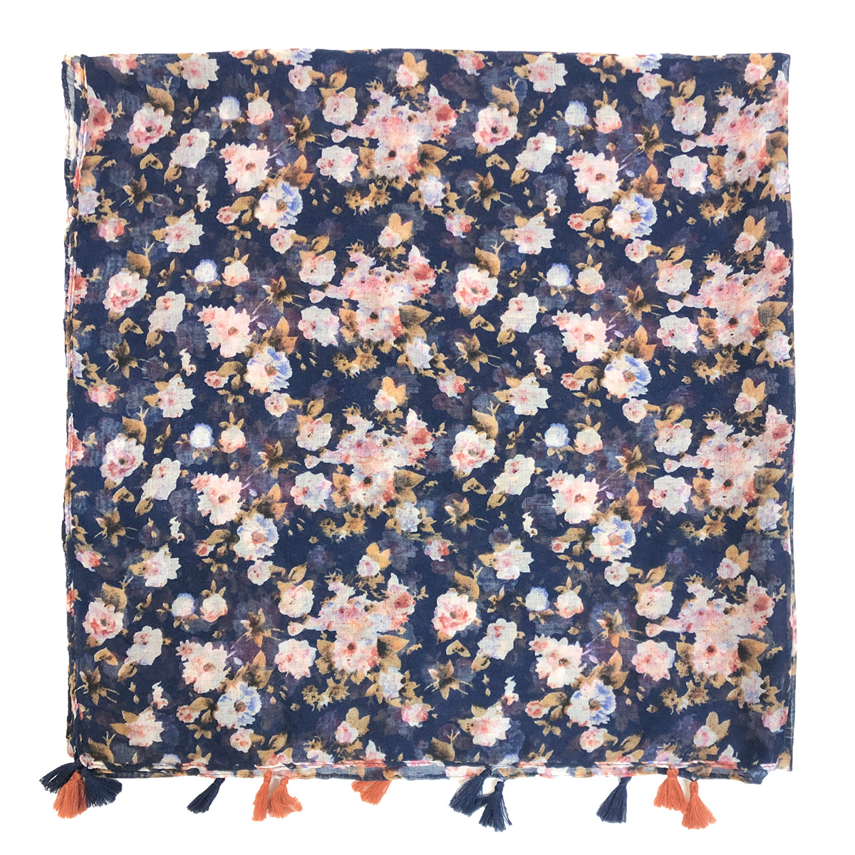 一件代发新款欧美春夏季时尚百搭印花流苏围巾 披肩 跨境专供 工厂批发详情15