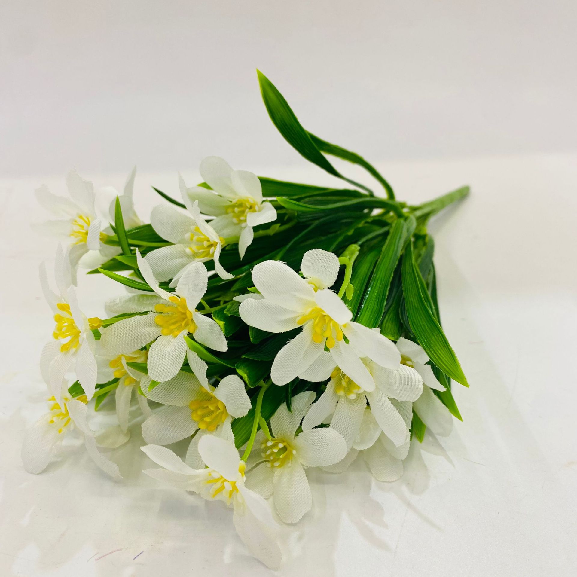 Hongsheng Simulation Craft simulation silk fabric decoration, bouquet of orchid flowers, indoor living room decoration ornaments, orchid flower arrangement pic 6