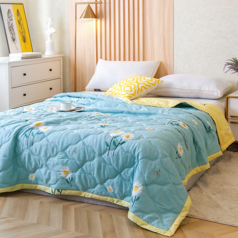 夏季水洗棉夏凉被床上用品水洗空调夏被单双人被芯学生宿舍薄被子详情21