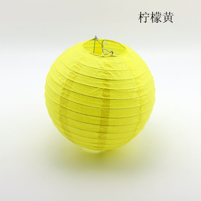 Wholesale white paper lanterns for the Mid-Autumn and Spring Festival, folding, handcrafted round paper lanterns, wedding and festive decorations pic 65