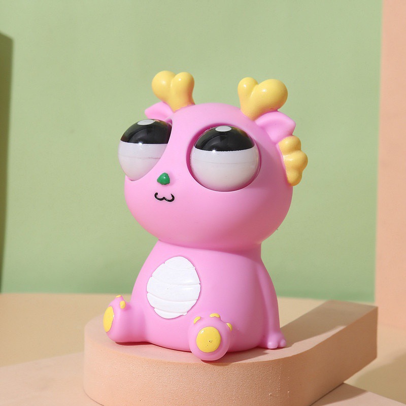 卡通龙年存钱罐搪胶防摔桌面摆件玩偶礼品礼物详情4