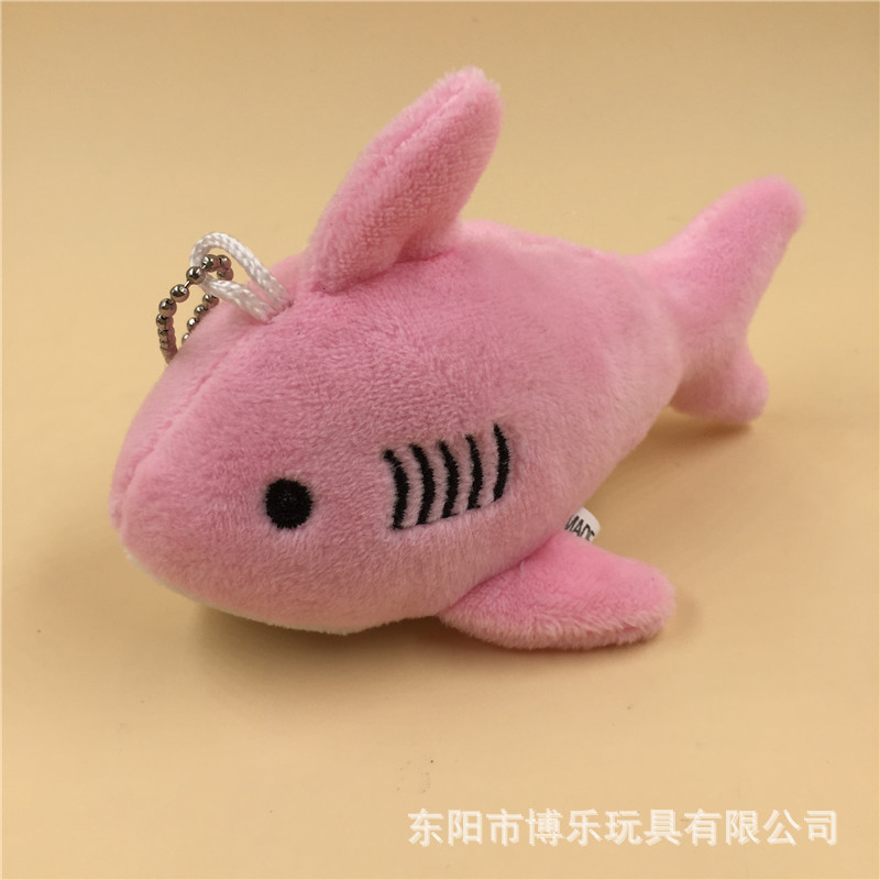 宝拉海洋系列鲨鱼毛绒小挂件锤头鲨钥匙扣车内摆件公仔婚庆抛洒详情6