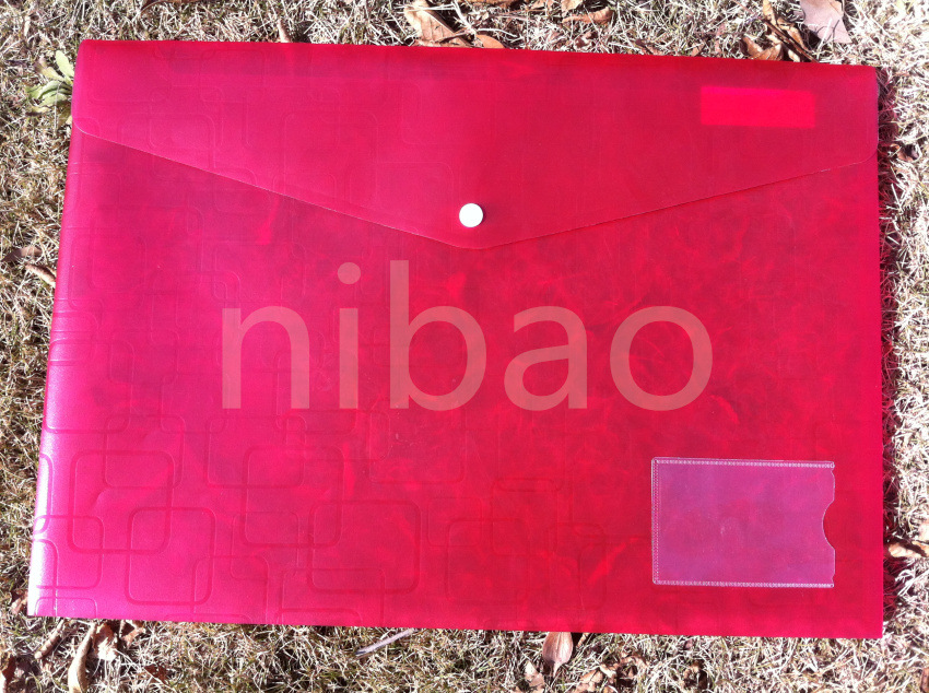 Koni plastic snap A3 file bag, transparent picture magazine collection bag, engineering drawing holder, name-inserting folder 6618 pic 60