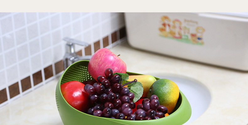 The new thickened rice-washing magic tool, the water-draining basket, is available for direct sale in household kitchen sinks for washing vegetables and fruits without rice leakage pic 10