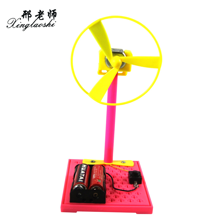 New DIY assembled electric fan, make fan technology small creations and inventions by yourself pic 10