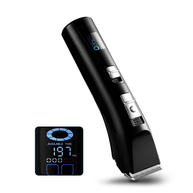 跨境批发电动理发器 USB充电LCD显示电推剪发廊电动理发器详情4