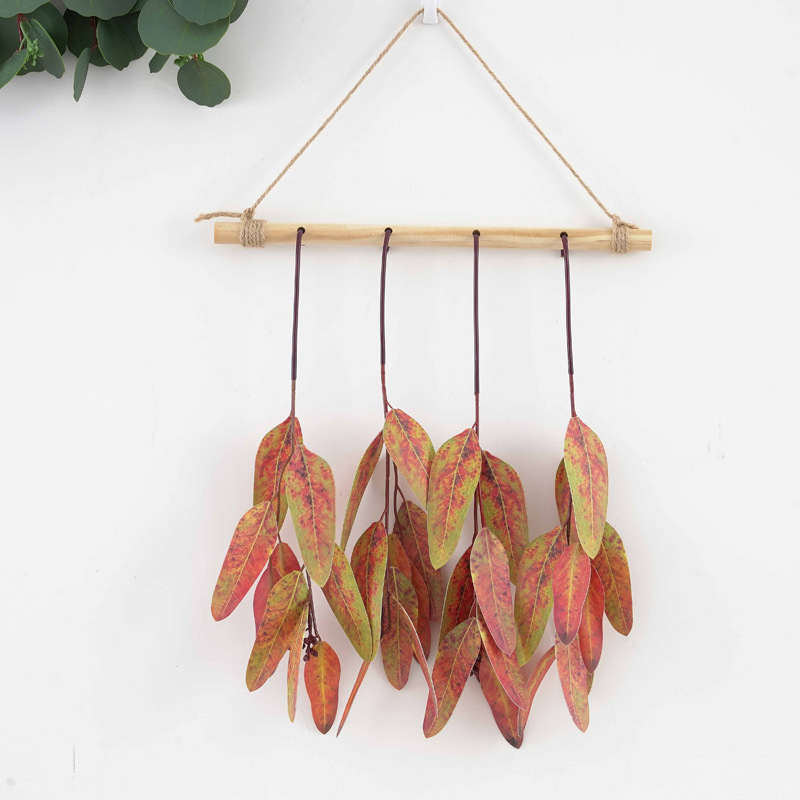 Nordic-style 3D window home decoration, eucalyptus grass, money leaves, eucalyptus leaves, wall hanging simulation plants pic 17