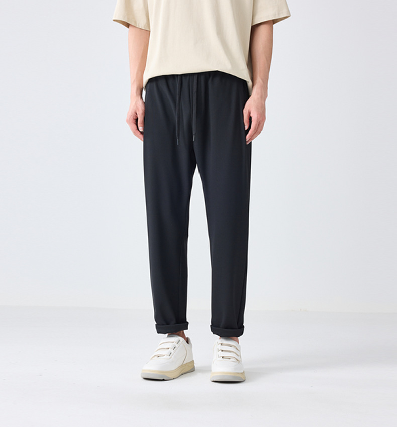 墨麦客华夫格肌理休闲裤男2023夏季新款松紧腰凉感男士裤子90656详情6