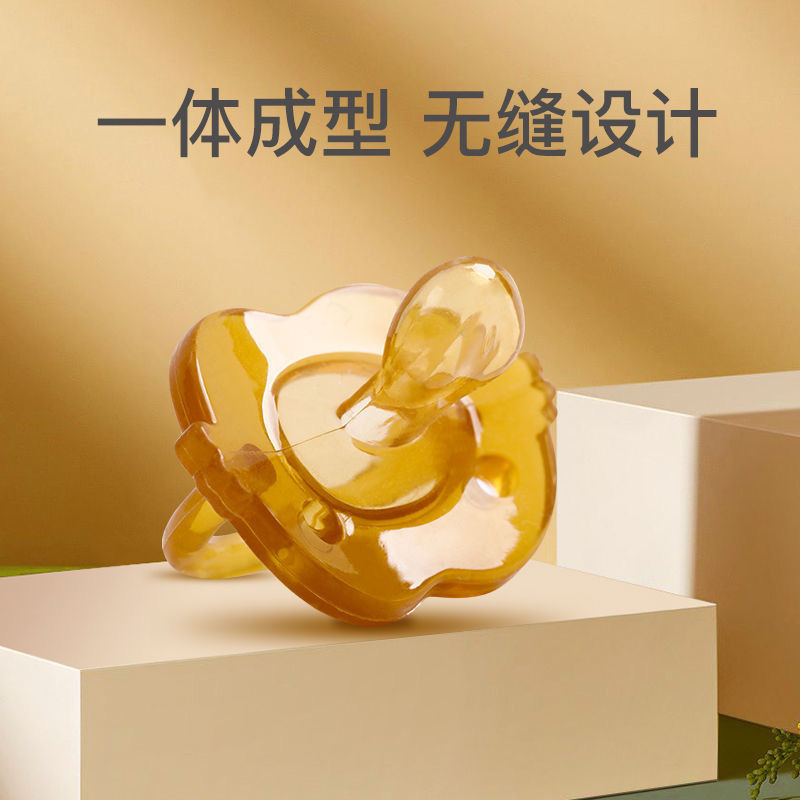 婴儿安抚奶嘴超软安睡型新生儿宝宝0-6月1岁睡觉神器小孩奶嘴挂绳详情5