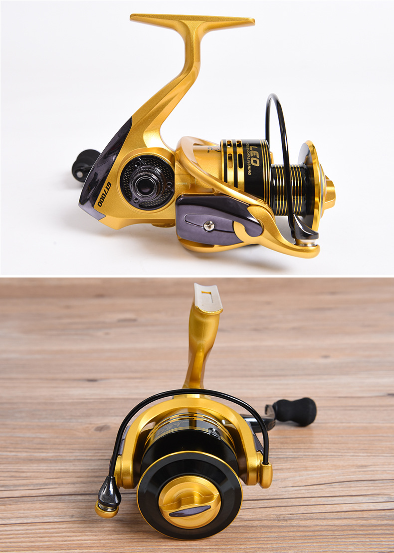 27600 LEO/ LeOU [GT Series Spinning Wheel Fishing Reel] Metal wire rocker arm gapless fishing reel and fishing gear pic 21