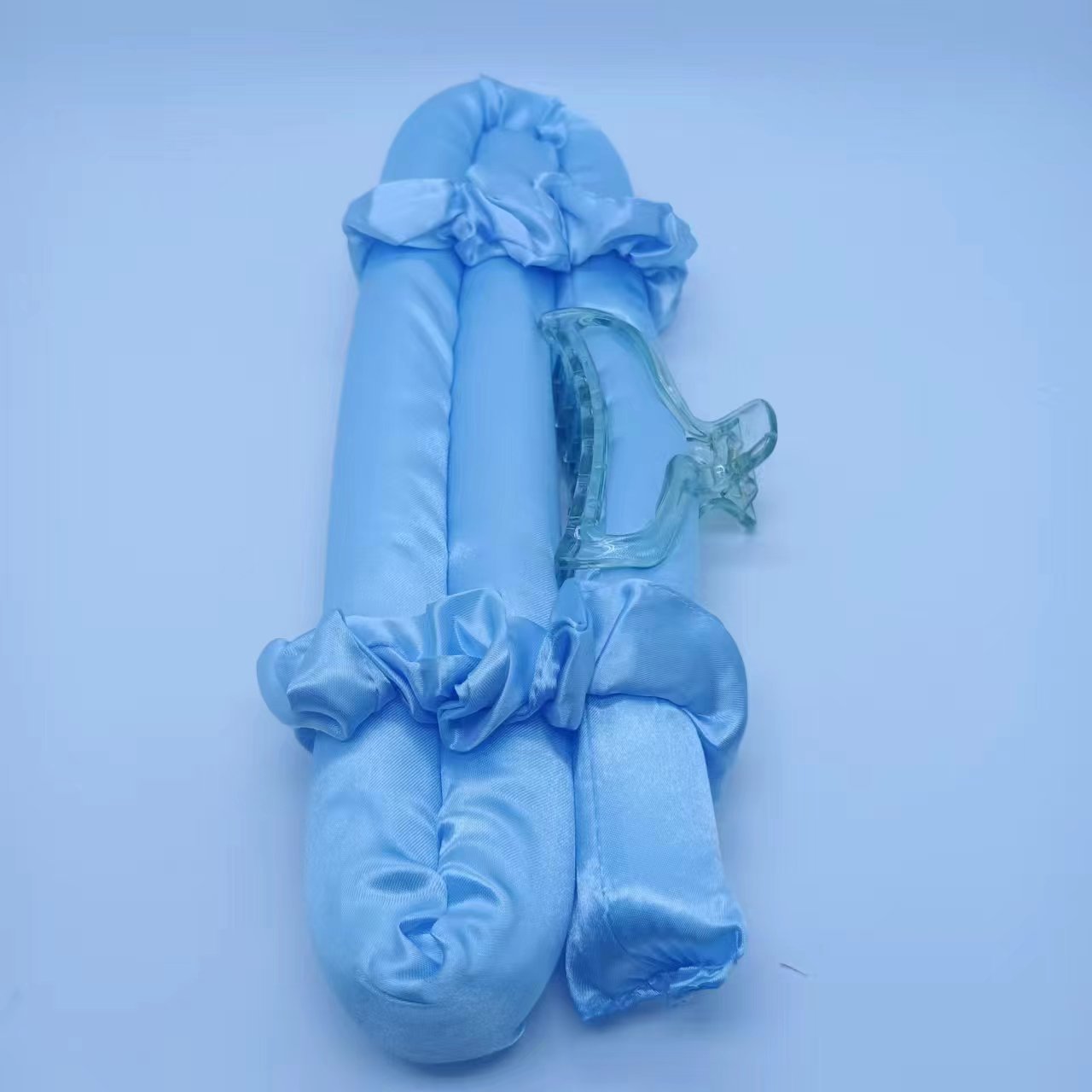 亚马逊泡沫睡眠懒人卷发带夹子神器 跨境新款两用刘海缝发卷发器详情10