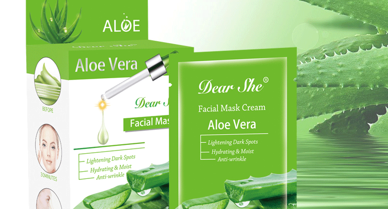 Dear She Aloe Vera Blackhead Mask Mineral Mud Acne and Blackhead Removal Nasal Mask pic 2