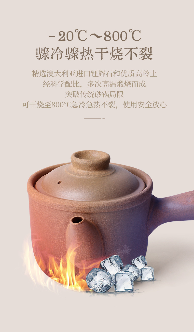 陶煲王原陶砂锅熬中药煎药锅养生壶家用传统瓦罐沙锅熬药罐子明火详情9