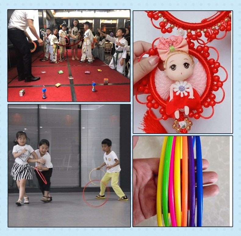 厂家直销加粗地摊夜市套圈 投掷塑料圈圈环扔的圈儿童玩具现货批发实心详情17