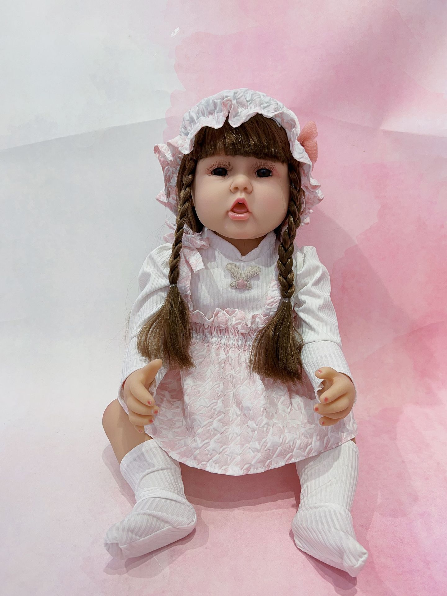 仿真娃娃工厂直销跨境新款60cm仿真婴儿重生娃娃全软胶洋娃娃玩偶详情27