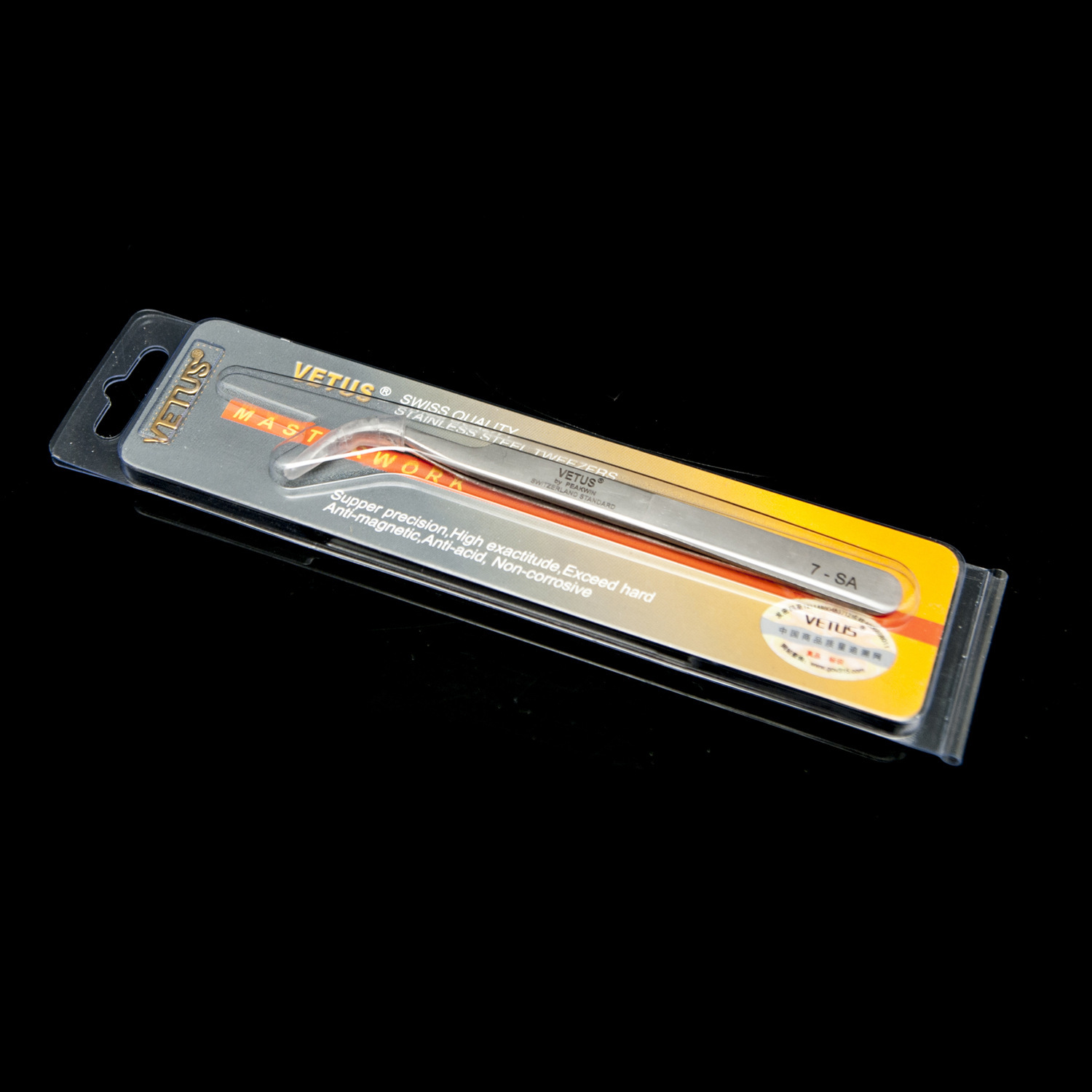 vetus eyelash extensions and implants beauty tools, genuine Swiss eyelash tweezers, one-piece delivery service pic 16