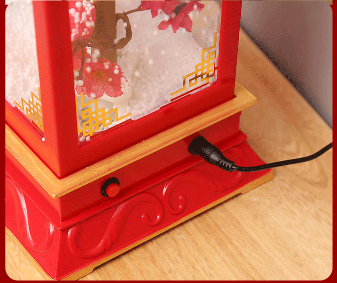 New Year 2020: God of Wealth Snowfall, Music, Wind Lanterns, Home window display decorations, New Year gifts pic 6