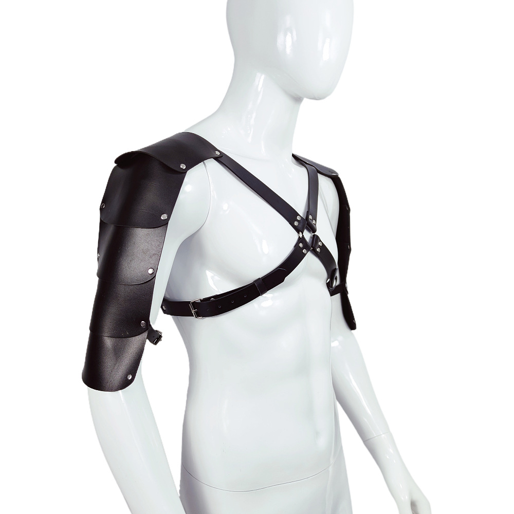 sm成人用品道具皮革束缚衣时尚服饰配件穿戴装备男用酒吧服饰详情8