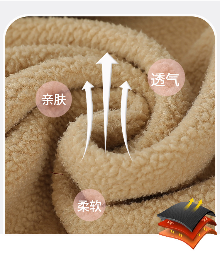 妈妈加绒保暖上衣老太太洋气开衫中老年人秋冬装女奶奶厚毛衣外套详情3