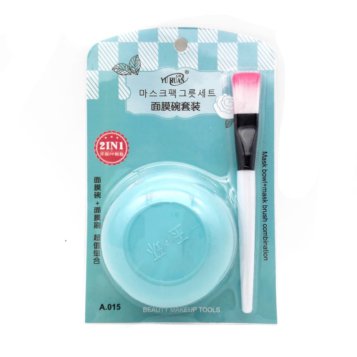 H1442 Premium Mask Bowl + Mask Brush Mask Bowl Set, diy Mask Tool Beauty Set pic 1