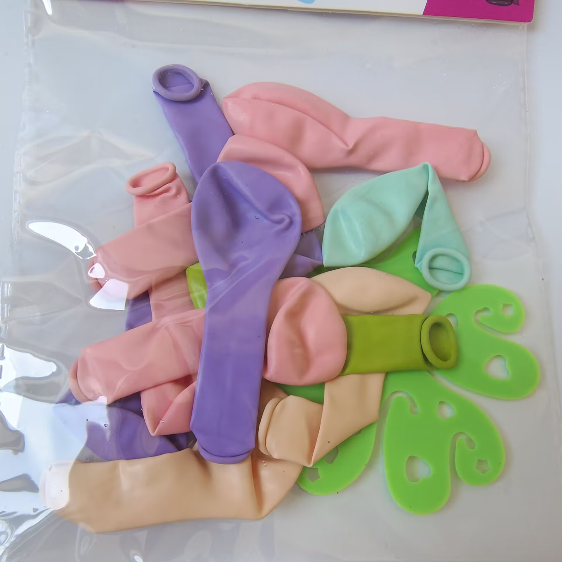 袋装乳胶气球套装气氛布置迷你气球打气花朵型气球儿童玩具详情9