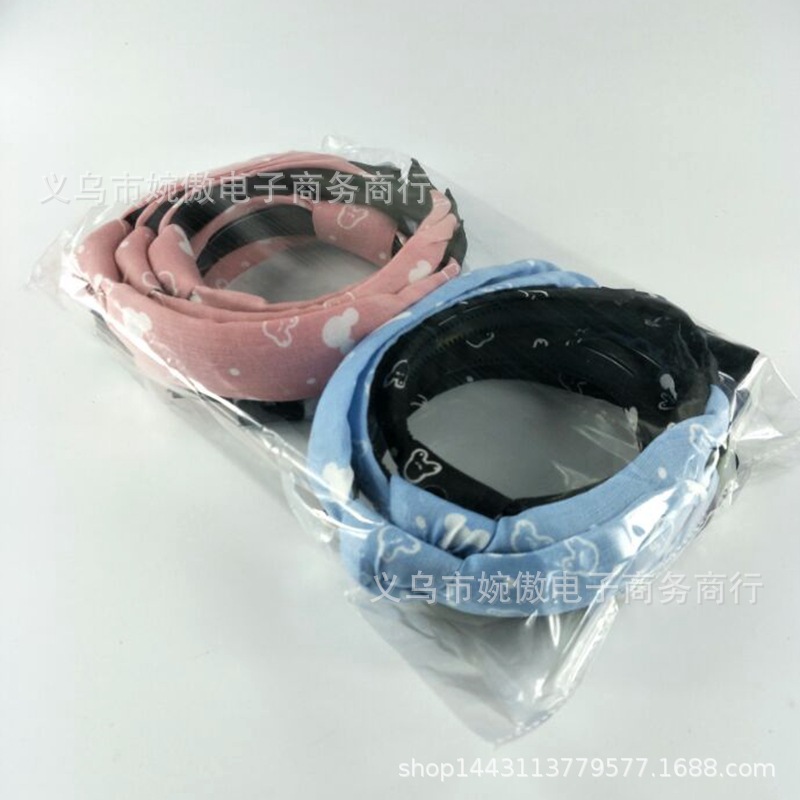 韩版发箍古风布艺头箍简约百式交叉打结显脸小发卡头扣发饰批发详情17