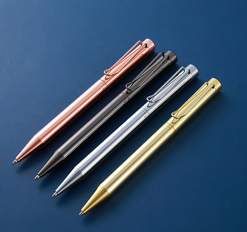 New ballpoint pens, metal ballpoint pens, electroplated colored business pens, advertising gift pens, stationery pens pic 12