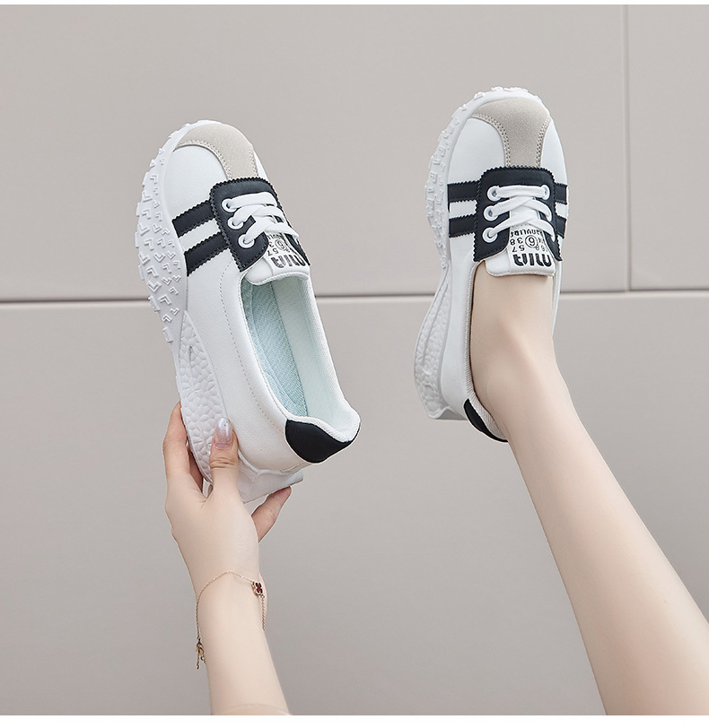 ins韩版阿甘鞋女潮2024秋季新款厚底增高学生运动跑步休闲HQ6602详情23