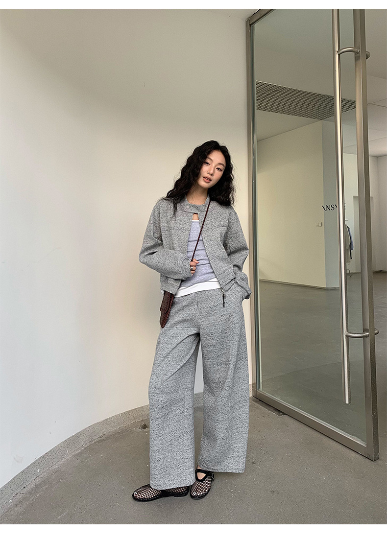 NEIHE内赫2025时尚休闲镰刀卫衣长裤子女春秋季女装新款252215详情8