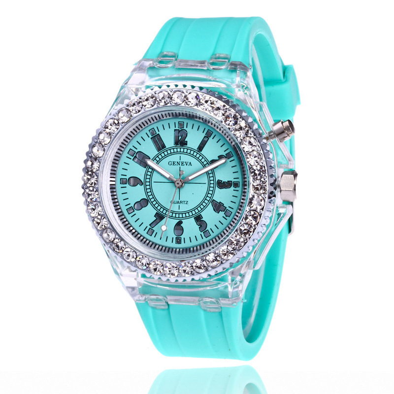 Ins-style illuminated watches, personalized Harajuku Korean version, fashionable and trendy LED fluorescent couple watches for boys, girls, primary and secondary school students pic 33