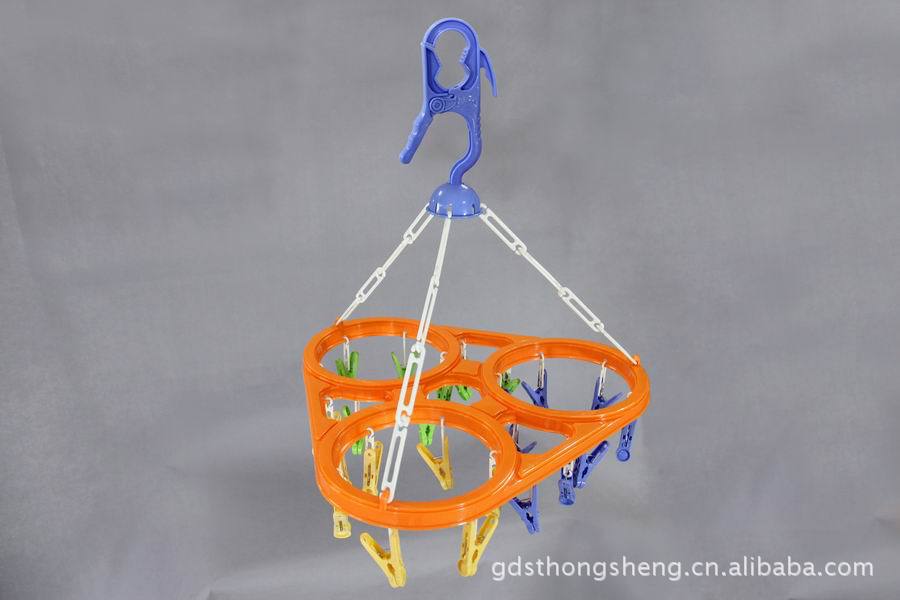 24夹三角形晒架24头内衣袜子毛巾晾晒架 日用品详情3