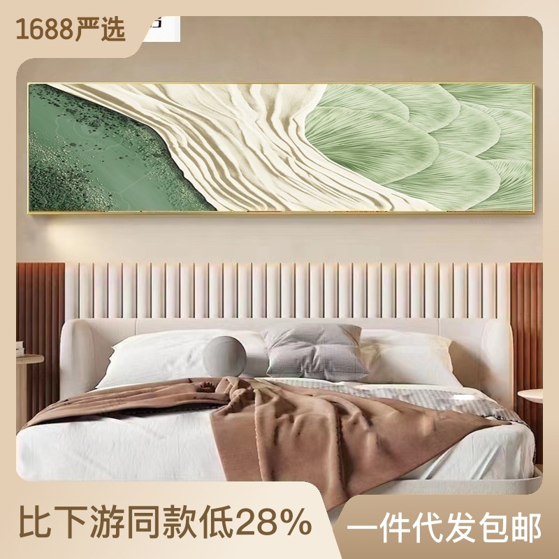 易品 现代简约高档沙发背景墙挂画轻奢风景山水三联壁画客厅装饰画艺术品 其他分类详情3
