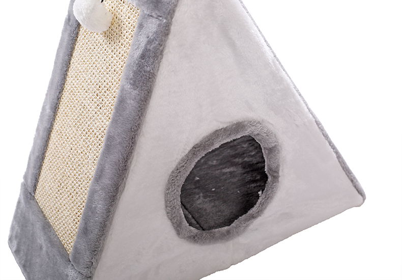 猫爬架三角形猫抓板猫咪磨爪剑麻玩具猫窝猫咪用品跨境批发详情16