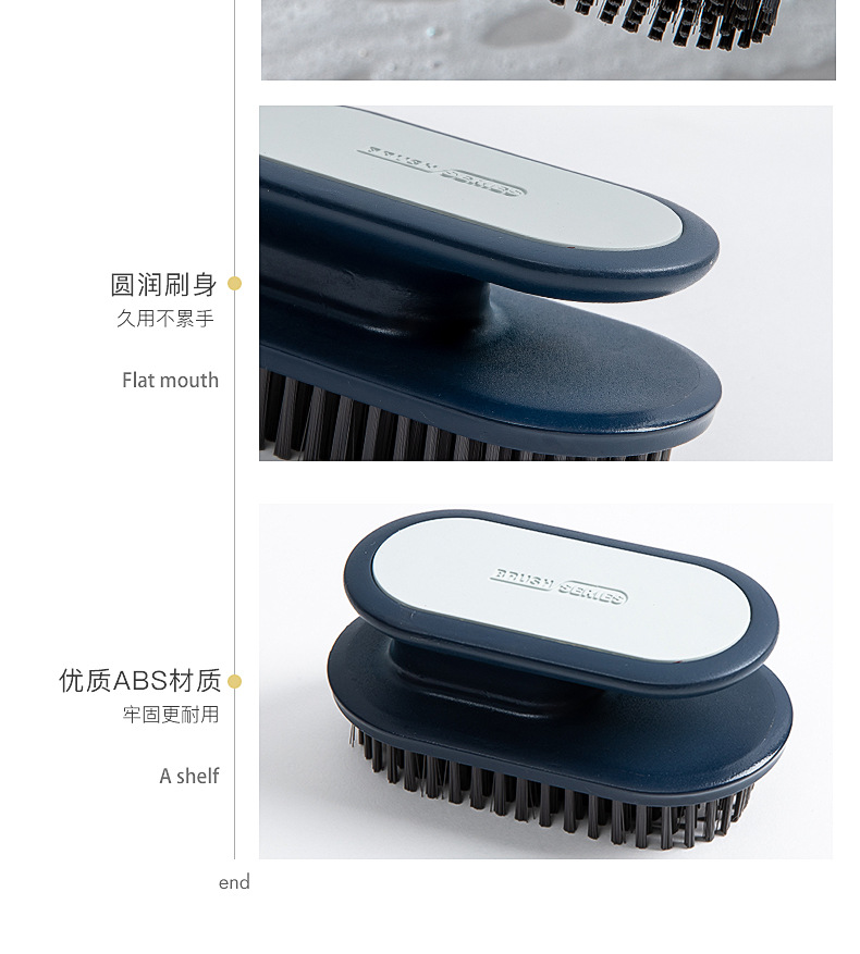 Factory direct supply 9009 laundry brush in stock for wholesale. Household high-quality soft-bristled cleaning brush for washing clothes and shoes pic 22