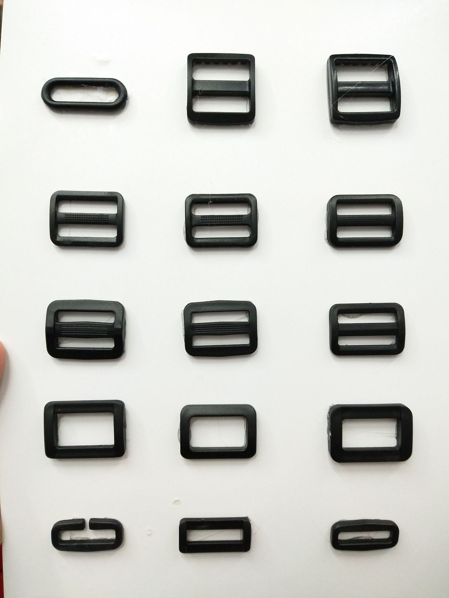 Low-price promotion: Backpack webbing buckles, ladder buckles, square buckles, plastic adjustable buckles, three-position buckles pic 14