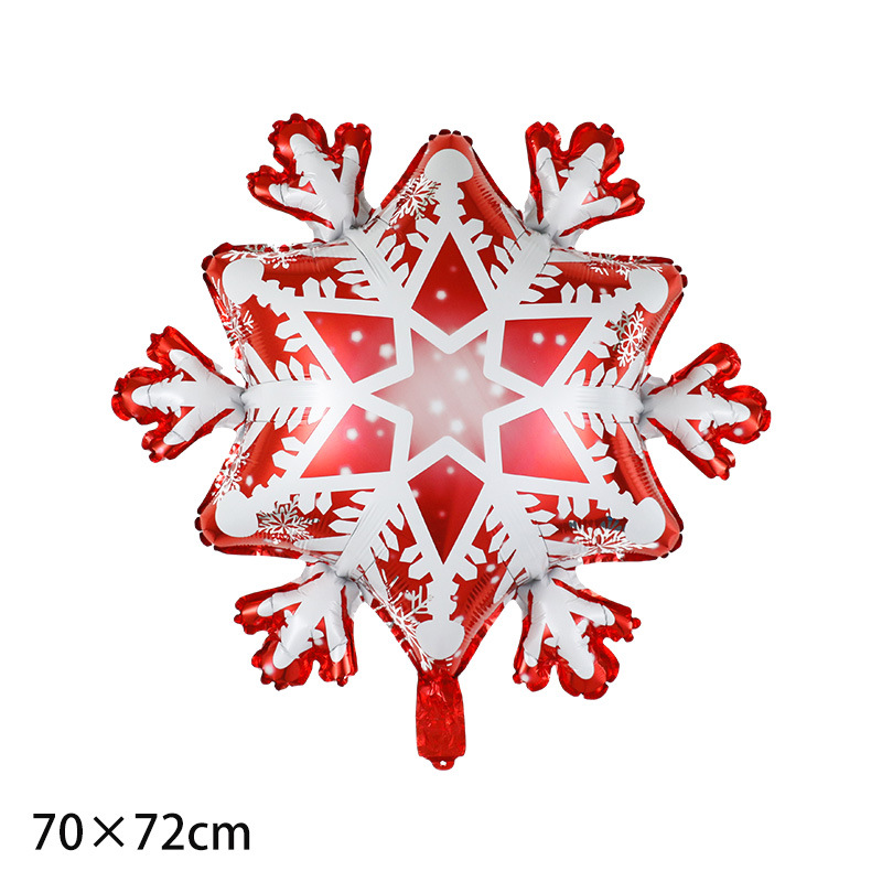 跨境电商新款圣诞节装饰铝膜气球新年元旦晚会橱窗布置立体雪人圣诞树派对装饰用品气球详情6