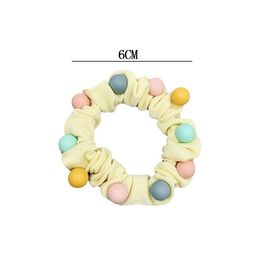 糖果色小肠发圈可爱少女森系头绳头饰丸子头皮筋马尾扎头发绳发饰详情2